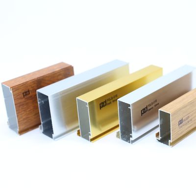 Buen precio Líbia clásica Egipto Turquía Aluminio Cuarto de la cocina Extrusión marcos de aluminio sección del gabinete en línea