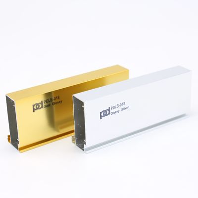 Buen precio Perfil de aluminio de pulido del armario de cocina de High Glossy Silver del fabricante de Foshan en línea