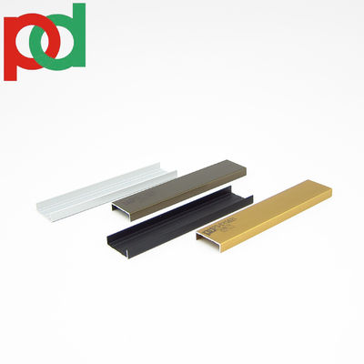 Buen precio Perfiles Planos de Aluminio de Alta Calidad para Muebles de Jalador de Armario, Serie 6000, Fabricados en Sudamérica con Melamina en línea