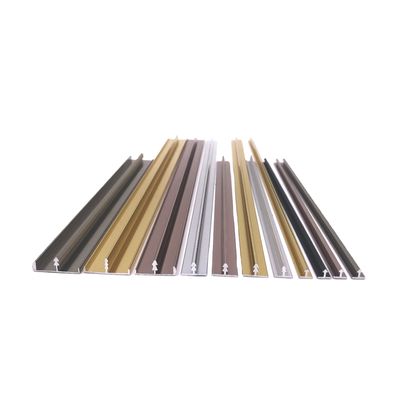 Buen precio 6063 series T forman los perfiles de aluminio del ajuste para el gabinete y el piso en línea