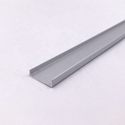 Buen precio 18m m U forman la teja de afilamiento decorativa de los perfiles de aluminio del ajuste en línea