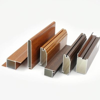 Buen precio Color de madera del perfil de aluminio de la cocina T3 de Israel Libya 6063 en línea