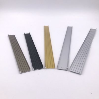 Buen precio U forma los perfiles de aluminio del ajuste del borde para la decoración del piso del gabinete en línea