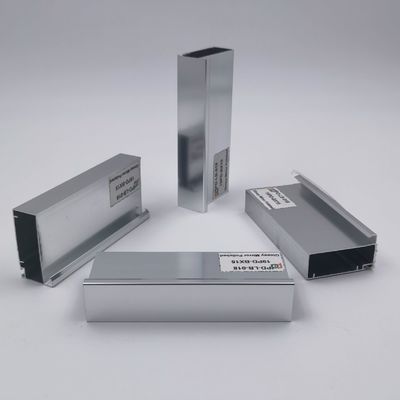 Buen precio Polaco de plata brillante del perfil de aluminio del armario de cocina T5 6063 en línea
